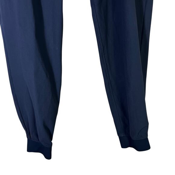 Rhoback Delta Performance Joggers Mens L Navy Blue Tapered Stretch Athleisure - Picture 4 of 7